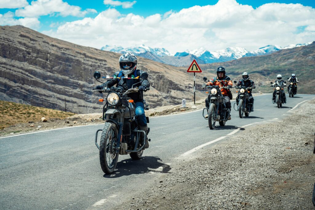 riders in valley